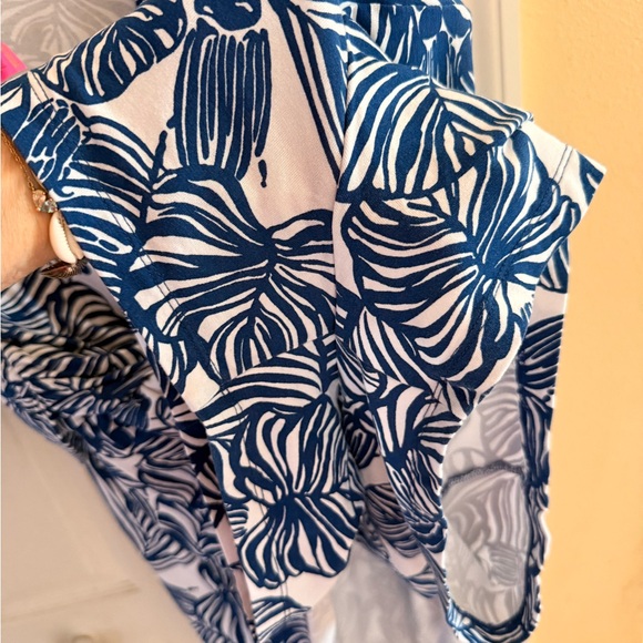 Lilly Pulitzer Parigi Boatneck Romper in Aegean Navy - Picture 3 of 5